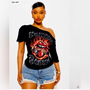 The Rolling Stones Gray Cotton T-Shirt